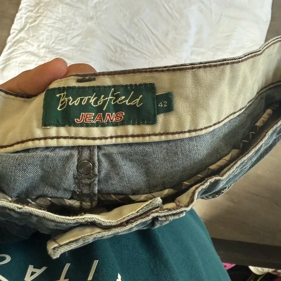 Brooksfield Blue Straight Leg Jeans - Picture 4 of 4